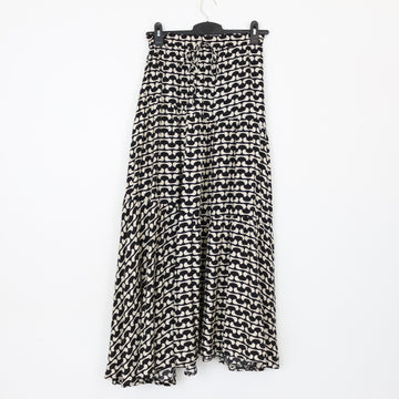 YDE Black & Cream Maxi Skirt | Size M