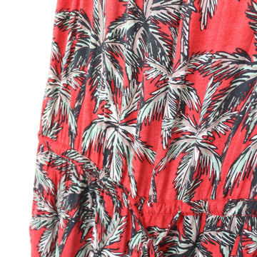 Mango Red Tropical Print Jumpsuit | Size M - 0