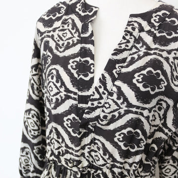 YDE Black & White Trapeze ¾ Sleeve Dress | Size M - 0