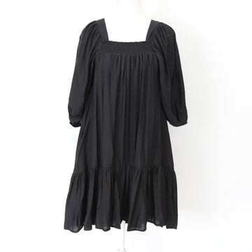 YDE Black Mini Puff Sleeve Dress (M)
