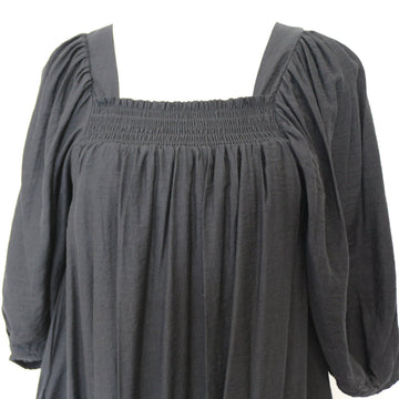 YDE Black Mini Puff Sleeve Dress (M) - 0