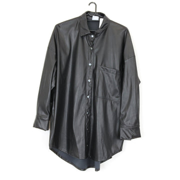 YDE Faux Leather Shirt (S)