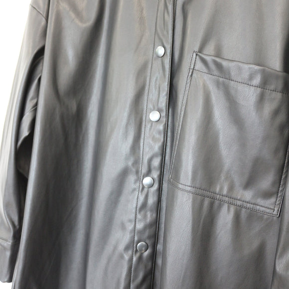 YDE Faux Leather Shirt (S)
