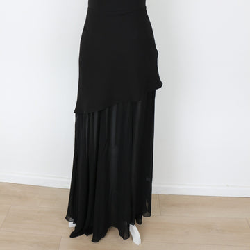 YDE Black Chiffon-Lined Mini Dress - 0