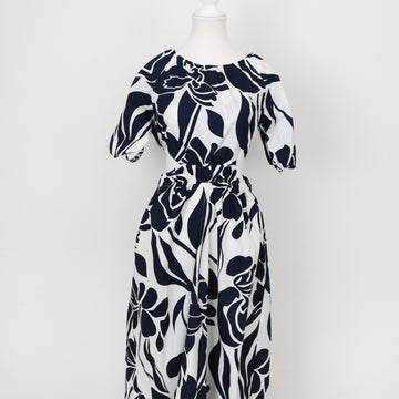YDE Blue & White Cut-Out Dress (M)