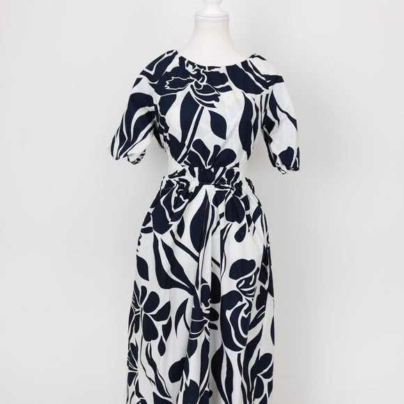 YDE Blue & White Cut-Out Dress (M)