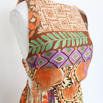 YDE Printed Open-Back Dress (M) - 0