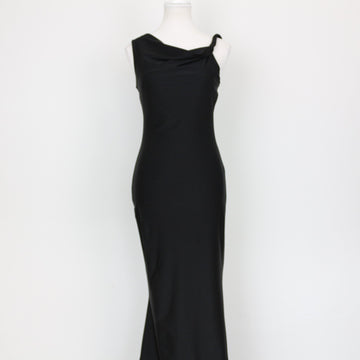 YDE Black Stretch Maxi Dress (M) - 0