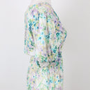 Poetry Floral Puff-Sleeve Maxi Dress, Size 8-8