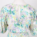 Poetry Floral Puff-Sleeve Maxi Dress, Size 8-2