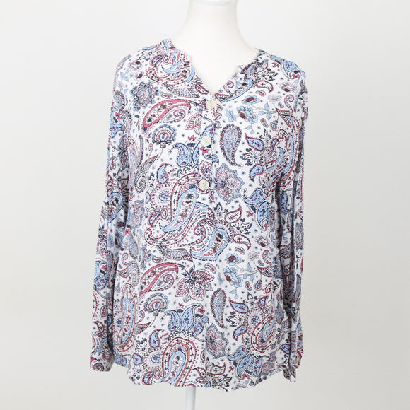 LC Waikiki Boho Long-Sleeve Blouse, Size 40
