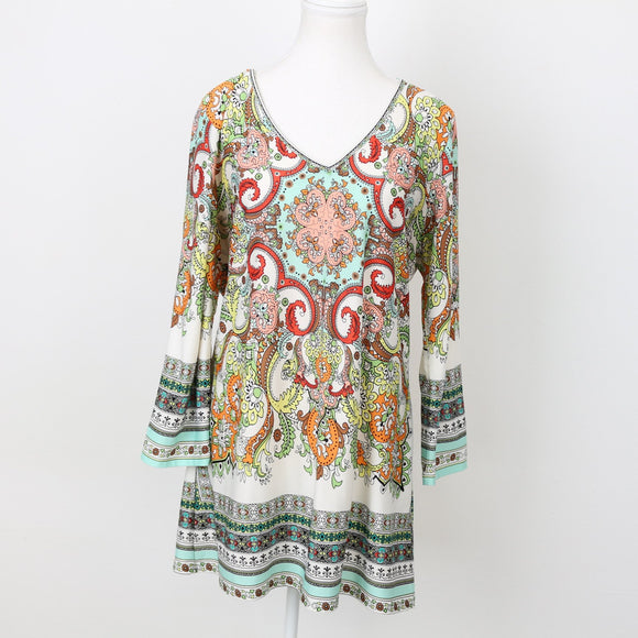 Melissa Paige Boho-Style Blouse, Size L