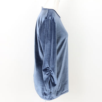 Blue Velvet Blouse, Size M - 0