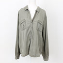 RE:DENIM Khaki Shirt, Size 20-1