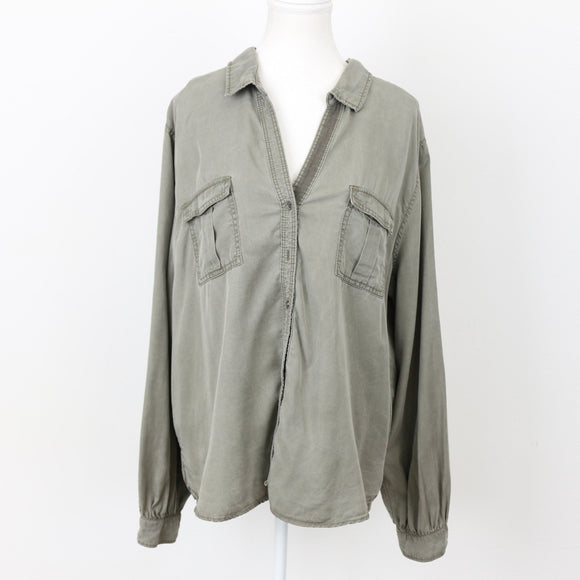 RE:DENIM Khaki Shirt, Size 20