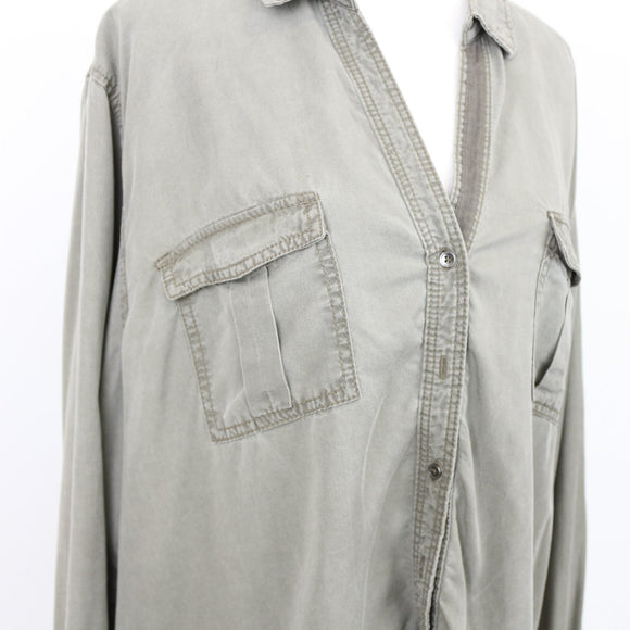 RE:DENIM Khaki Shirt, Size 20
