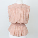 H&M Pink and White Blouse, Size 8-4