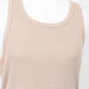 THE FIX Beige Ribbed Dress, Size L-3