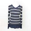 Fashion Express Striped V-Neck Jersey, Size 12-1