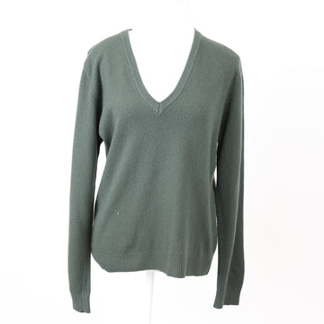 Olive Green V-Neck Jersey, Size M