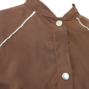 THE FIX Brown Cropped Windbreaker, Size 8 - 0