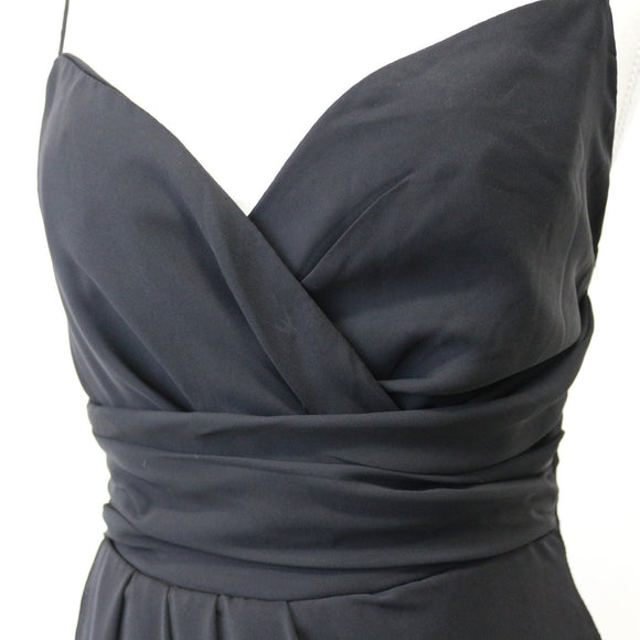 Trendyol Black Tulip Strappy Midi Dress, Size 38