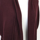 Woolies Maroon Short-Sleeve Cardigan, Size L-4