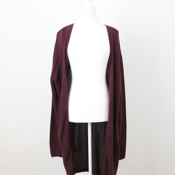 H&M Maroon Midi Cardigan, Size XS