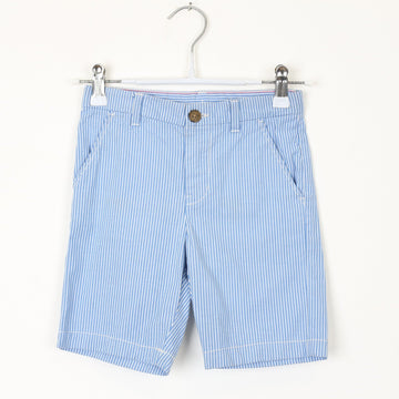 H&M Blue and White Striped Shorts, Size 5/6