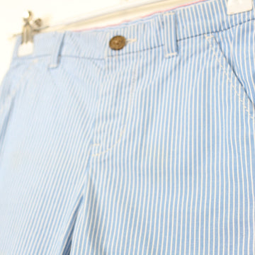 H&M Blue and White Striped Shorts, Size 5/6 - 0
