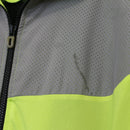 Adidas Black, Grey and Neon Yellow Sports Jacket, Size L-2