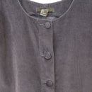 Forever 21 Navy Blue Corduroy Blouse, Size S-2