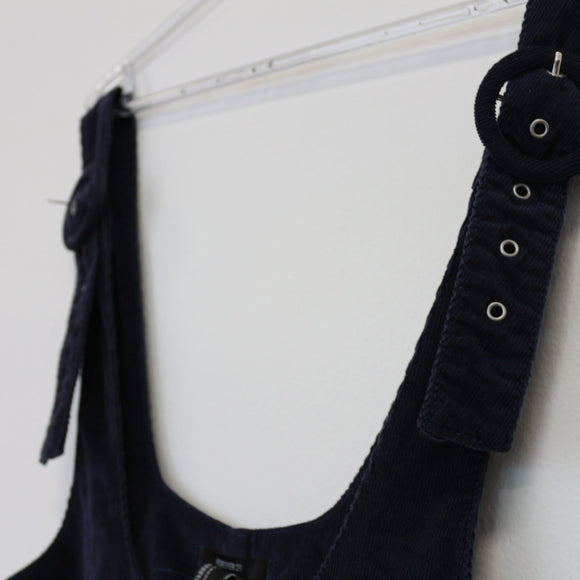 Forever 21 Navy Blue Corduroy Blouse, Size S