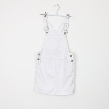 Art Class White Dungarees, Size 7/8