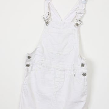 Art Class White Dungarees, Size 7/8 - 0