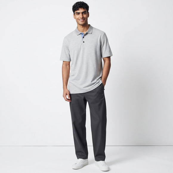 Woolies Grey Golf Shirt | Size S | Pre-Loved