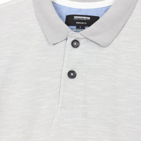 Woolies Grey Golf Shirt | Size S | Pre-Loved