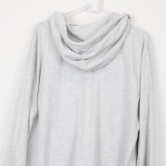 Superdry Grey Zip-Up Hoodie | Size XL
