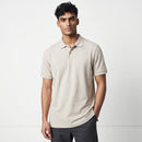 Woolies Cream Golf Shirt | Size M-1