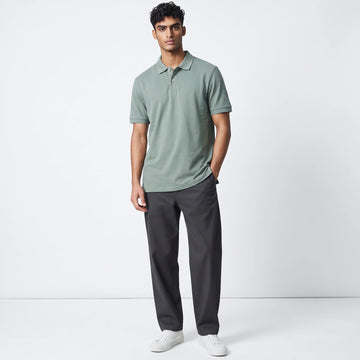 Woolies Cream Golf Shirt | Size M