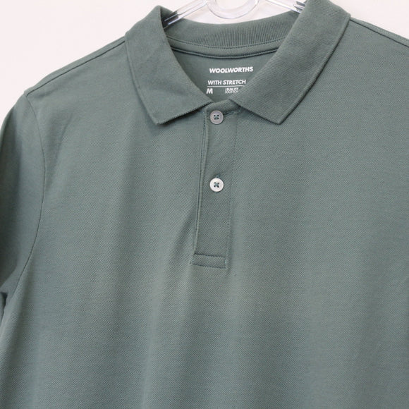 Woolies Cream Golf Shirt | Size M