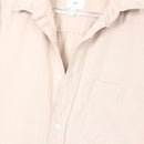 H&M Beige Linen-Feel Regular-Fit Shirt | Size L-2