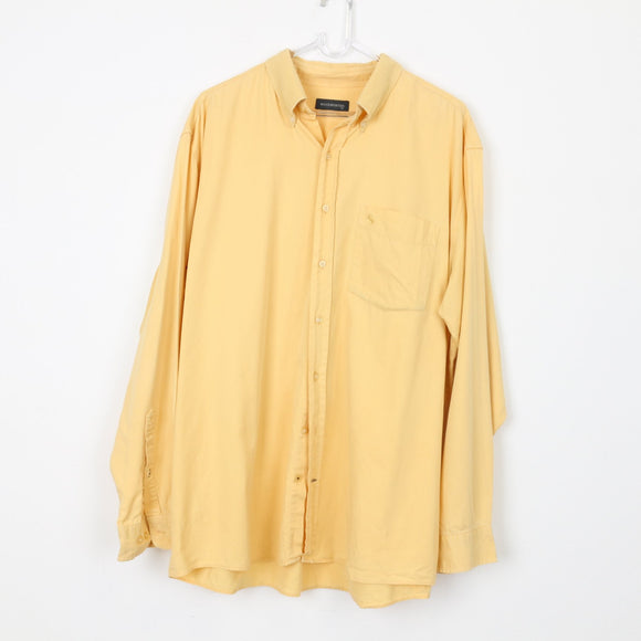 Cotton On Green Striped Long-Sleeve Shirt | Size 3XL