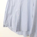 Zara Man Blue & White Striped Long-Sleeve Shirt – Slim Fit Cotton Button-Up | Size XL | Pre-Loved-2