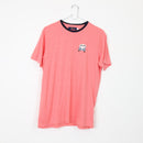 Coral Accent T-Shirt – Short-Sleeve Crew Neck Casual Tee | Size L | Pre-Loved-1