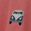 Coral Accent T-Shirt – Short-Sleeve Crew Neck Casual Tee | Size L | Pre-Loved-2