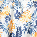 Blue Barrel Palm Leaf Print Short-Sleeve Shirt – Tropical Casual Button-Up | Size XL | Pre-Loved-2