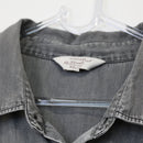 Cotton On Faded Denim-Look Short-Sleeve Shirt – Casual Button-Up | Size 2XL | Pre-Loved-2