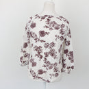 New Look Cream Knitted Top with Maroon Detail – Cosy Knit for Layering | Size 8 | Pre-Loved-5