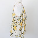 Foschini Yellow Floral Strappy Blouse – Sleeveless Summer Top | Size 18 | Pre-Loved-2